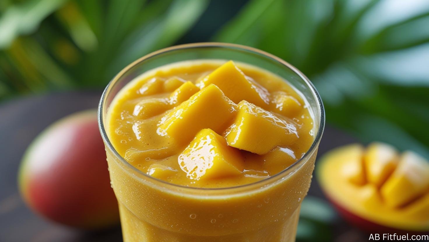 Tropical Mango Egg White Protein Smoothie